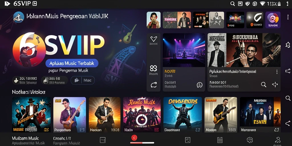 Tampilan menarik dari gameplay 6SVIP saat pengguna bernyanyi.