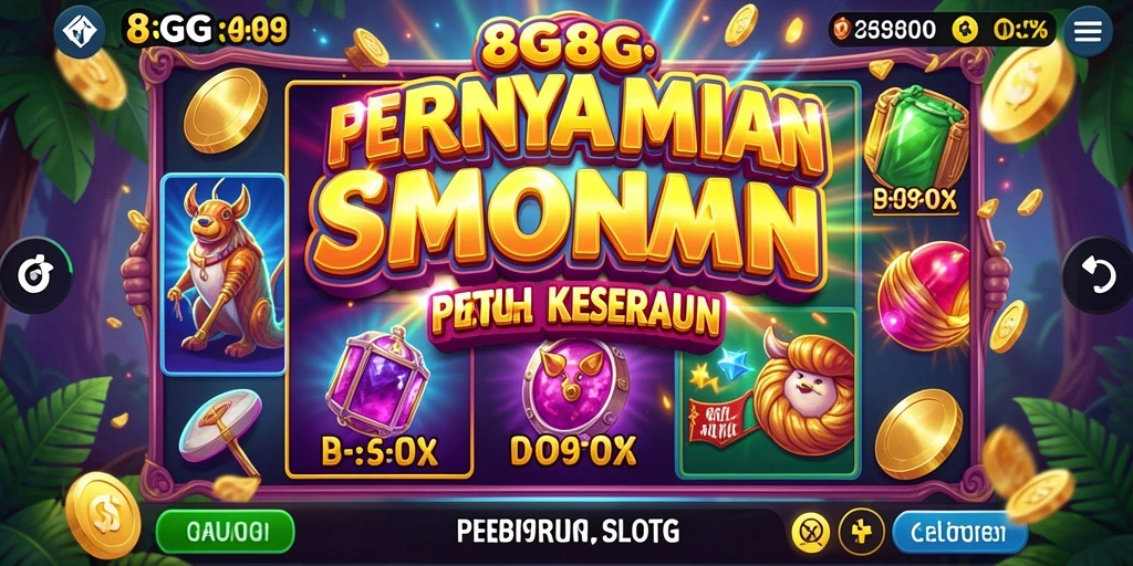 Tampilan gameplay slot yang menarik dan mendebarkan di 8G8G.