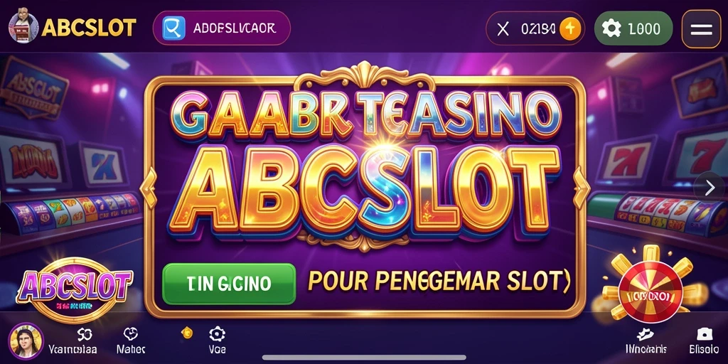 Tampilan menarik dari gameplay slot kasino yang mendebarkan.