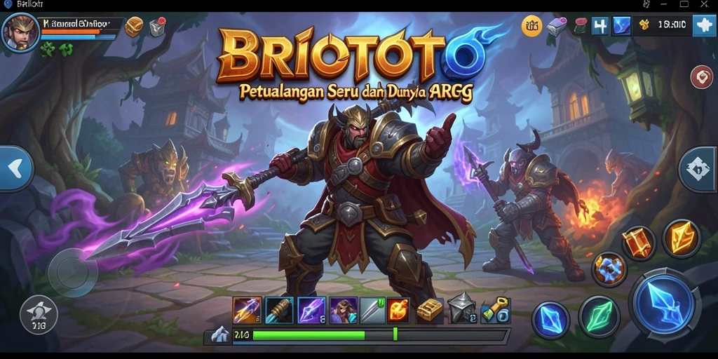 Tampilan gameplay seru di BRIOTOTO dengan aksi mendebarkan.