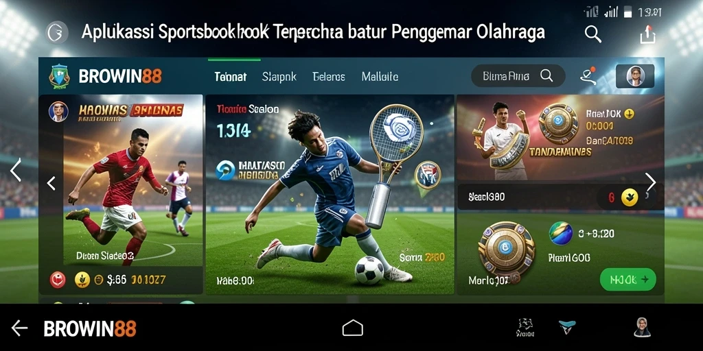 Tampilan gameplay Sportsbook BROWIN88 yang dinamis dan interaktif.