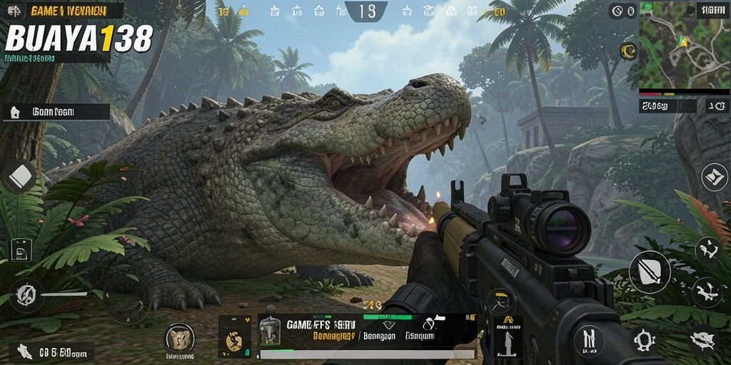 Tangkapan layar menunjukkan aksi mendebarkan dalam gameplay FPS.