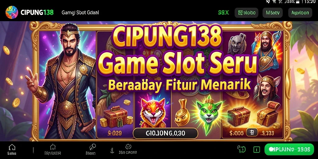 Tampilan menarik dari gameplay Slot di CIPUNG138.