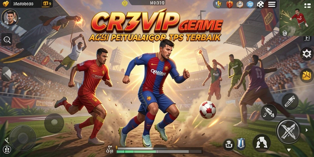 Tampilan gameplay seru dari game TPS CR7VIP dengan aksi bertempur yang mendebarkan.