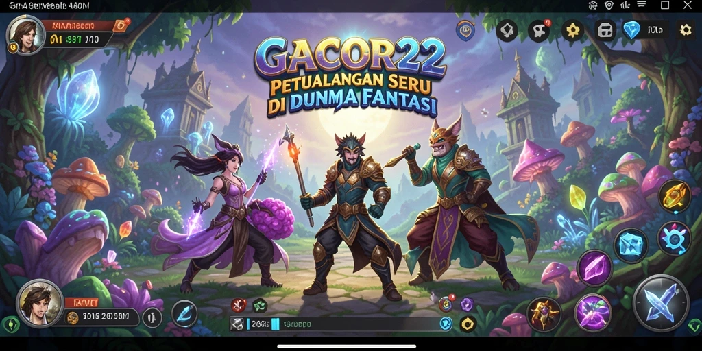 Screenshot utama GACOR22 menampilkan aksi petualangan yang mendebarkan.