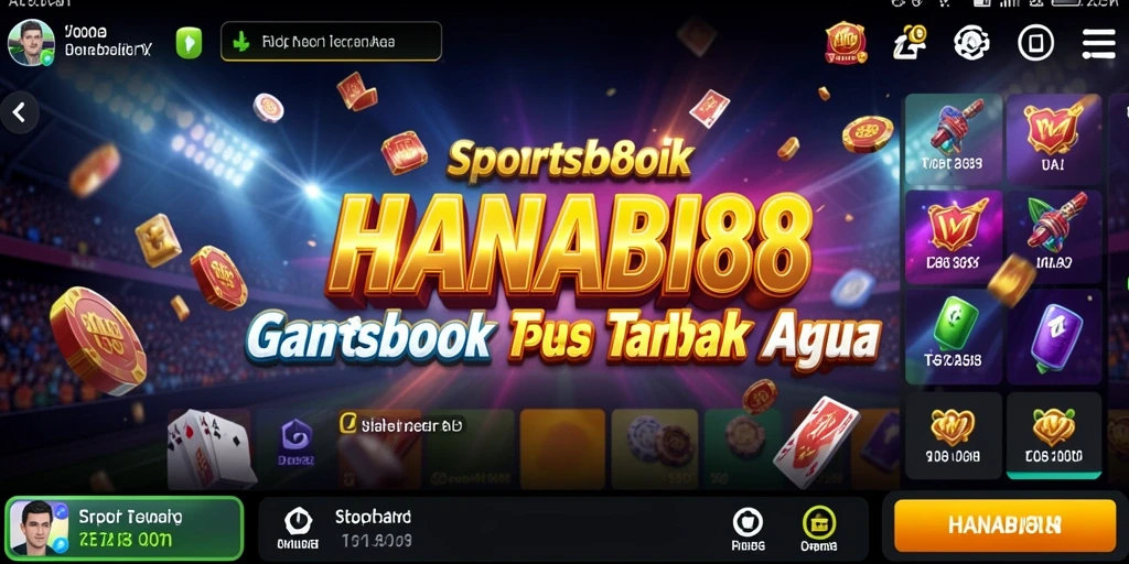 Screenshot utama HANABI88 menampilkan antarmuka taruhan yang menarik dan informatif.