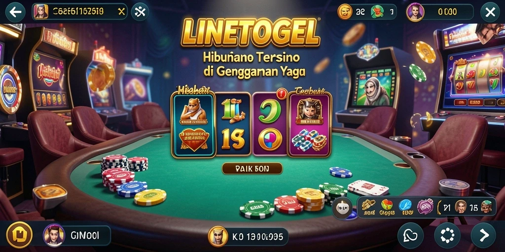 Tampilan gameplay Live Casino yang seru dan interaktif di LINETOGEL.