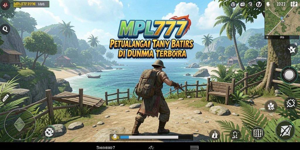 Screenshot MPL777 menampilkan aksi petualangan di dunia terbuka yang luas.