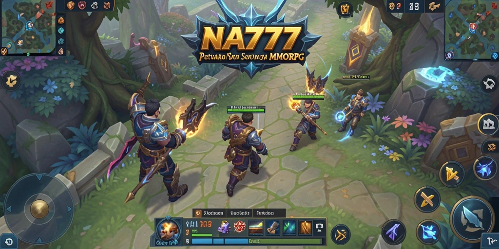 Tangkapan layar gameplay menunjukkan aksi pertarungan seru dalam <strong>NA777</strong>.