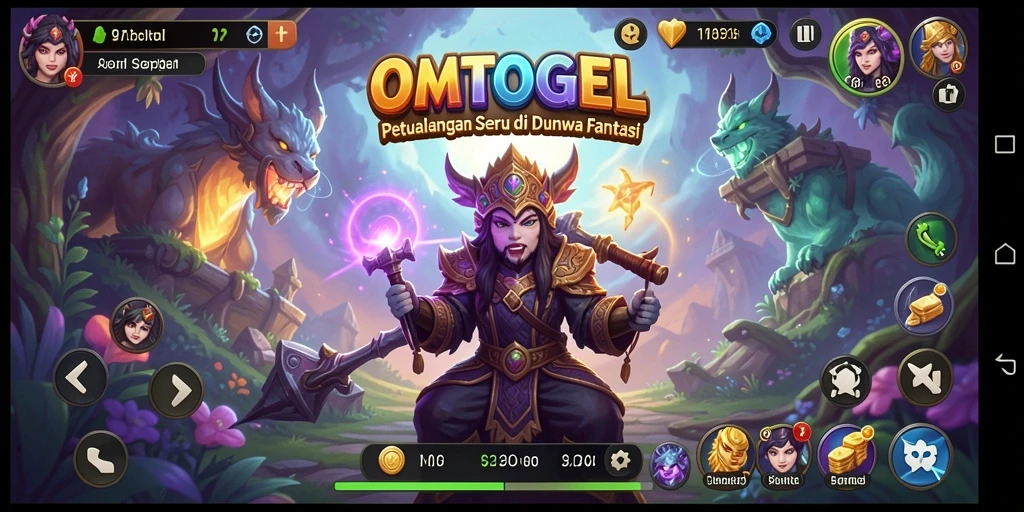Tampilan gameplay OMTOGEL yang menakjubkan dan penuh aksi.