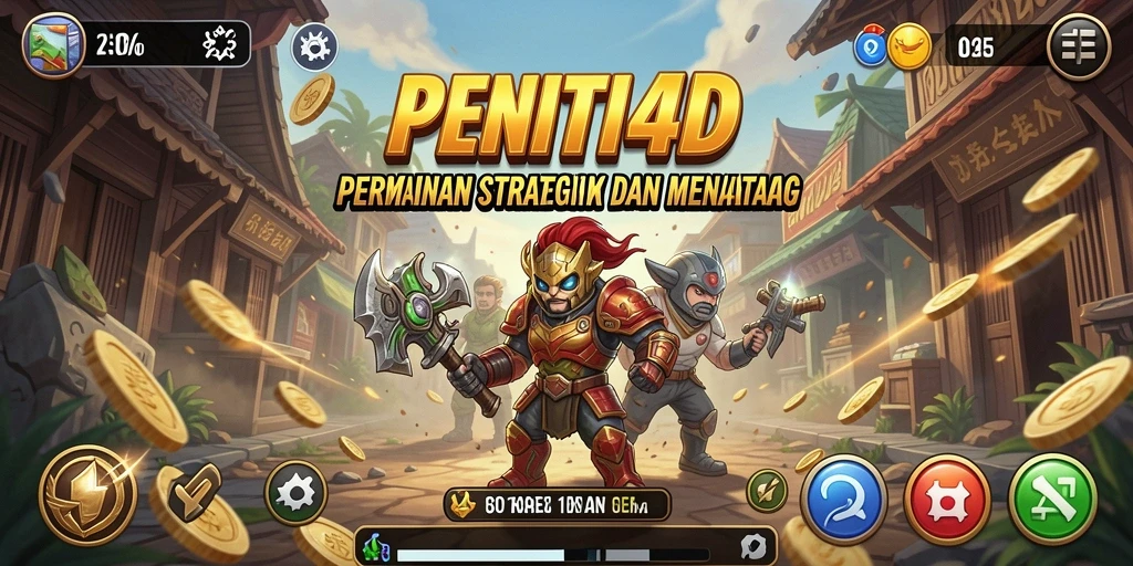 Tampilan layar permainan PENITI4D yang seru dan penuh strategi.