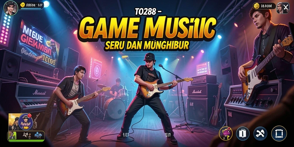 Tampilan gameplay TO288 yang seru dan interaktif saat memainkan musik.