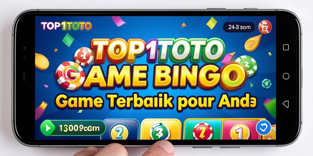 Screenshot gameplay TOP1TOTO dengan desain Bingo yang menarik.