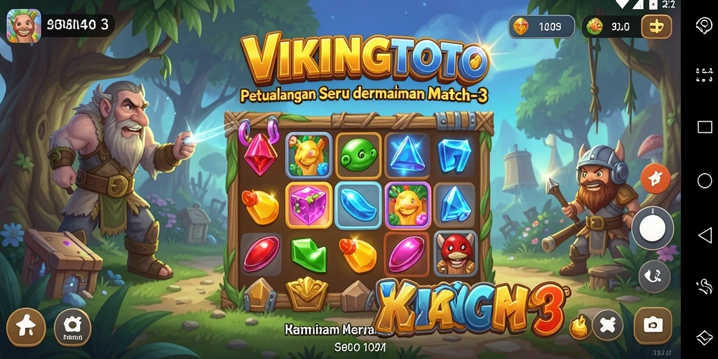 Tampilan gameplay VIKINGTOTO yang seru dan penuh warna.