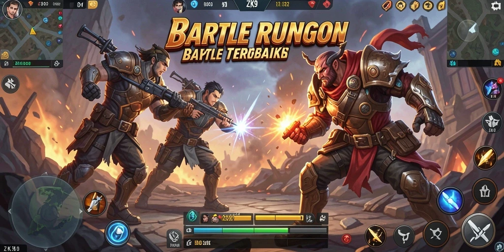Gameplay ZK9 yang mendebarkan dalam pertarungan Battle Royale.